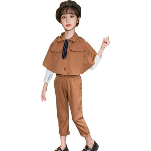 Girls Clothes Tshirt + Pants Clothes For Girls Spring Autumn Big Girls Clothes Casual Style Childrens Costume