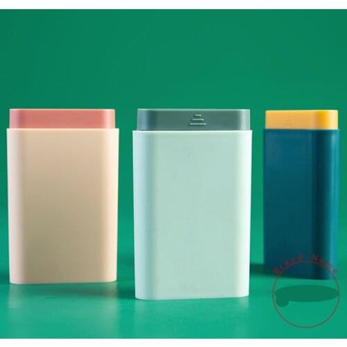 Portable 6 Grid Pill Box Seal Pill Storage Organizer Outdoor Pill Dust-proof Protect Container Mini Medicine Case Removable