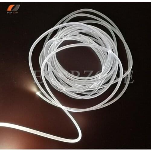 Solid Core Side Glow Fiber Optic Lighting Cable 3.0mm for Indoor Application 5m/lot