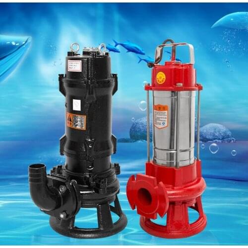 1500W Cutting Sewage Pump 220V Home 380V Small Submersible Pump Manure Mud Septic Tank One Mchine For Two Purposes Removable