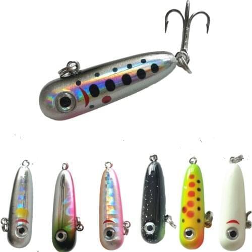 SWOLFY 2PCS Mini Crankbait Minnow Sinking Pencil bait 30mm/3g 35mm/4.5g 3D Eyes Artificial Bait Bass Pike Lure Japanese Design