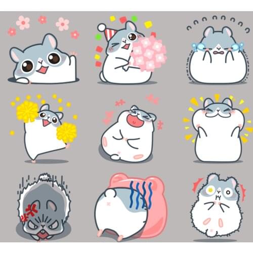 24 cute dolls scrapbook stickers for children, DIY laptop suitcases skateboard motorcycle bicycle toys