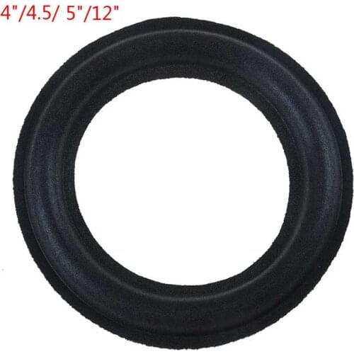 Hot 1pcs 4/4.5/5/12 Inch Speaker Foam Surround Foam Edge Sponge Speaker Repair Parts Accessories Audio Active Speakers