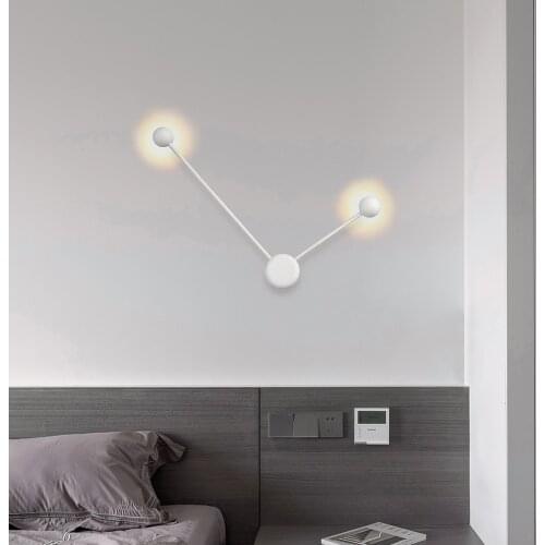 Lamplo New Modern LED Wall Lamp Nordic Minimalist 6W Wall Light For Bedroom Living Room Stylish Creative Foyer Decorative Lamp