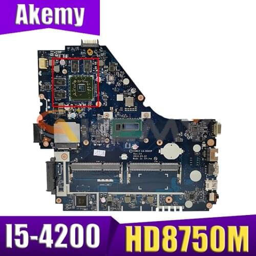 For Acer E1-572 V5-561G E1-572G Laptop Motherboard V5WE2 LA-9531P With I5-4200 CPU HD8750M GPU 100% Fully Tested