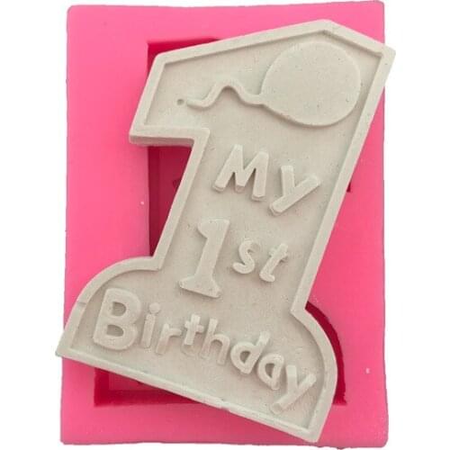 My 1th Birthday Cake Mold Cake Decoration Tool for Wedding Birthday Anniversary