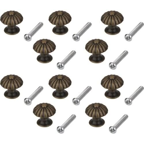Antique Mini Round Cupboard Cabinet Cup Drawer Furniture Pull Handle Pack of 10