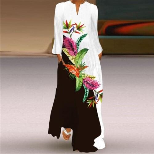 3D Face Printed Autumn Dress 2021 Long Sleeve Breathabl Long Dresses Woman Elegant Girls Casual Black White Dress Women