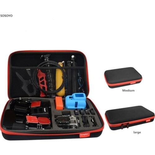 Portable Storage Bag Protective Carry Case EVA shockproof Box For Gopro hero 7 6 5 4 3 Xiaomi Yi Action Camera Accessories