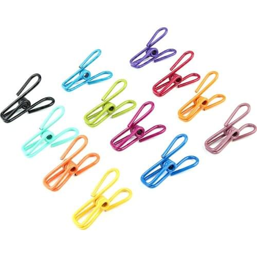 40/10/20 Pcs Clothes Pegs Laundry Pegs Towel Clips Colorful PVC-Coated Wire Clips Utility Clips Holders for Drying Clothesline