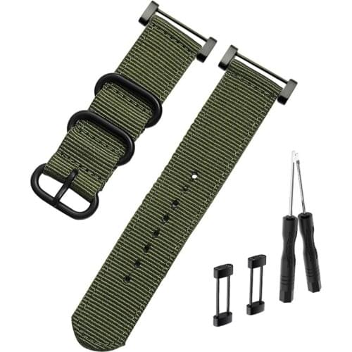Bracelet outdoors Sports pure nylon watch strap For Suunto Core WatchBand Smartwatch Replacement Wristband Accessories with Kit
