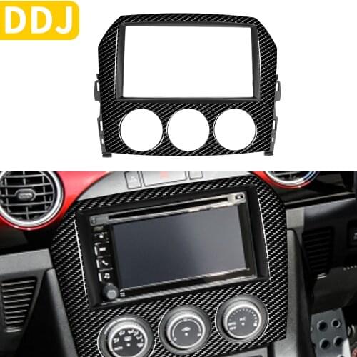 Carbon Fber & ABS Replacement Accessories for Mazda MX-5 MX5 Miata 2005+ GPS CD AC Console Button Panel Can Dashboard Cover Cap
