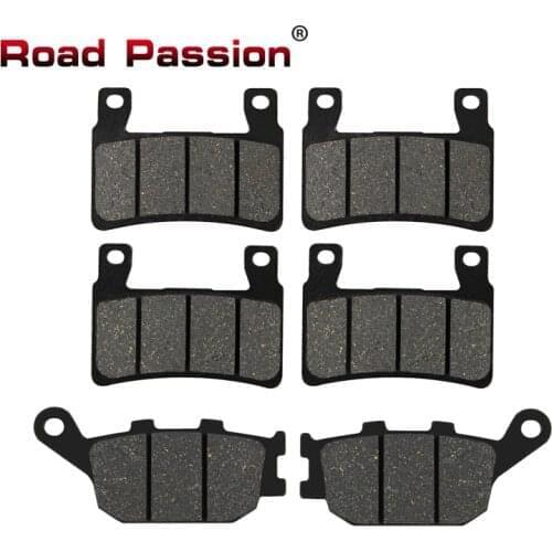 Road Passion Motorcycle Parts Front and Rear Brake Pads for HONDA CBR 600 CBR600 F4 Sport CBR600RR CBR900RR VTR1000 RVT1000R