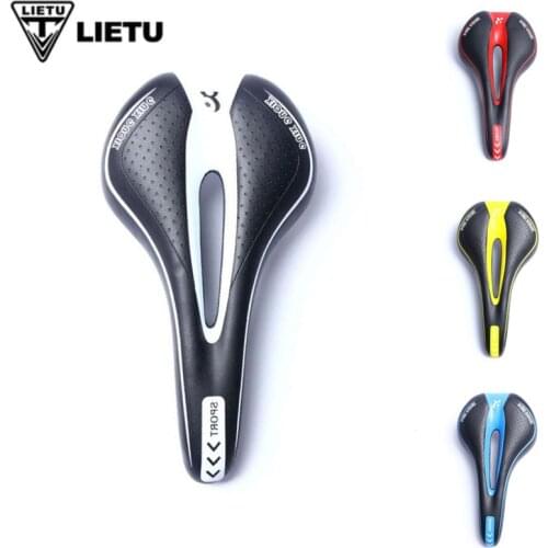LIETU bicycle saddle ultralight vtt racing seat wave wave road bike seat cushion mens soft and comfortable MTB bicycle seat rid