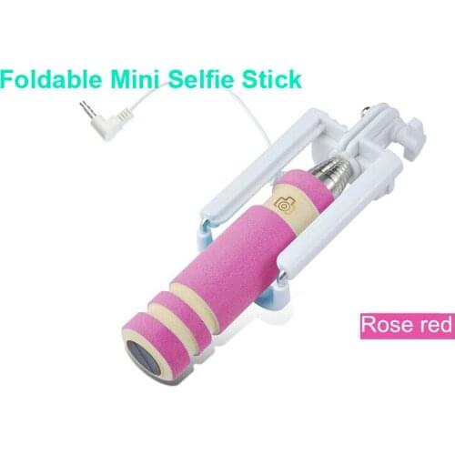 Extendable Selfie Stick Monopod Wired Pole Universal Selfie Stick for Android phone and IOS phone