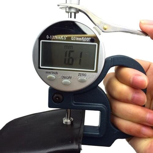 High quality 0-12.7mm/0.5" digital thickness gauge paper film leather thickness meter thickness micrometer measuring gauge