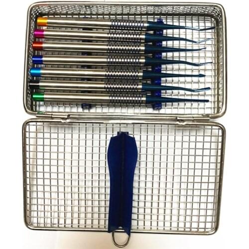 7Pcs Best Stainless Steel Dental Luxating Lift Teeth Root Elevator Dentist Surgical Instrument Tools