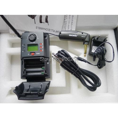 Hot High Quality OK-8R OK-6T UHF PLL Instrument / Interview Wireless System / UHF PLL Guitar Wireless System free shipping