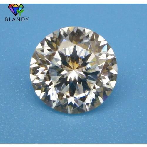 Good Price 5mm 6.5mm 8mm 9mm Round Plum Flower Cut GH D Color White Loose Moissanites Stone