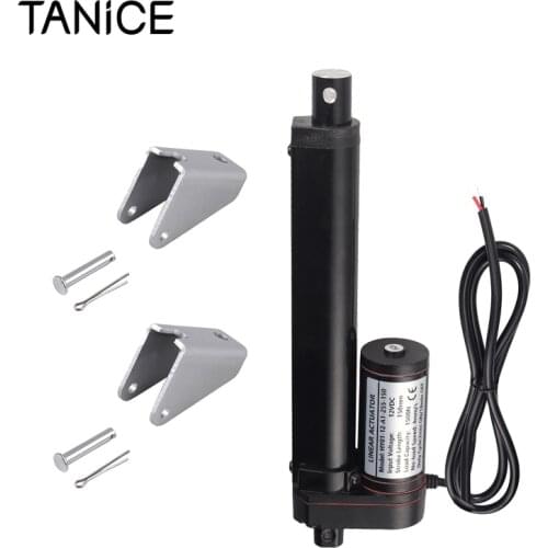 TANiCE 12V 1500n Linear Actuator Motor 150mm Auto Car Rv Electric Door Opener Tool Home Pull Rise Drop Push Rod Aluminum Alloy