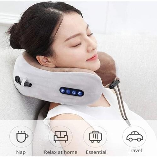 Neck Massager U shaped Pillow Multifunctional Portable Shoulder Electric Massager Outdoor Home Car Relaxing Massage