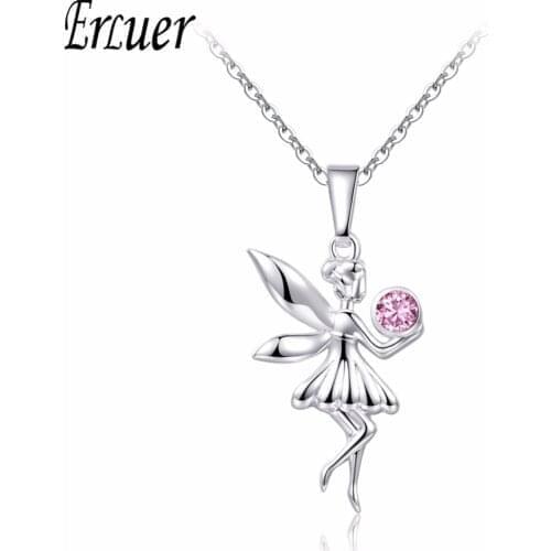 ERLUER Fashion Charm Necklace for Women Friendship Casual Party Necklaces Jewelry Engagement Wedding Jewellery Christmas Gifts