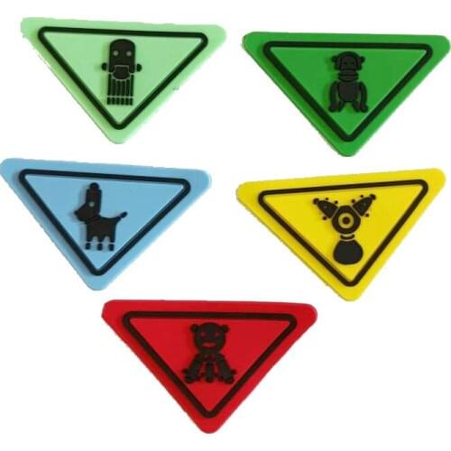 PVC embroidery dogs monkey bear animal cartoon patches for clothing DE-36