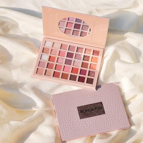 35 Colors Eyeshadow Palette Highlight Shimmering Naturally Long Lasting No Smudging Eye Shadow Maquillaje