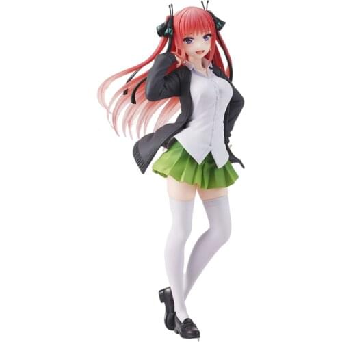 Pre-Sale The Quintessential Quintuplets Nakano Nino Uniform Anime Action Figures Ornament Hand-Made 20 Cm Collectible Model
