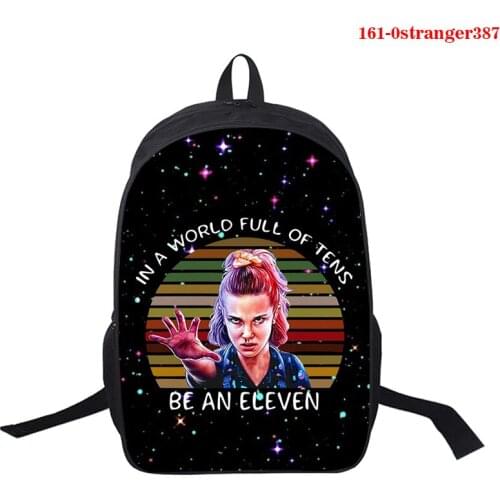 Stranger Things 3d Print Backpack for Women Men Large Capacity School Bag for Teenage Travel Laptop Mochilas Kawaii Women Plecak