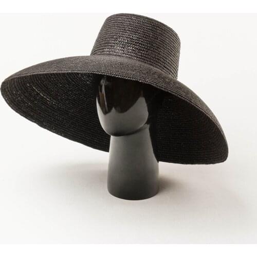 100% Wheat Straw Elegant Timeless Design Extra Wide Boho Chic Summer Hih Quality Sun Hat