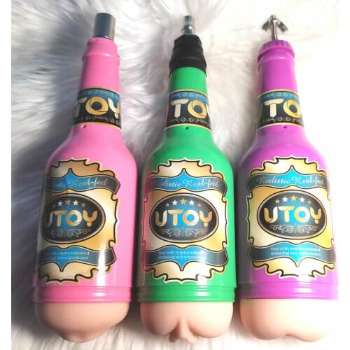 Universal Sex Machine Masturbation Attachements For Man Love Machine Product Anus/Oral/ Vaginal Sex Masturbation Cup Bottle Toys