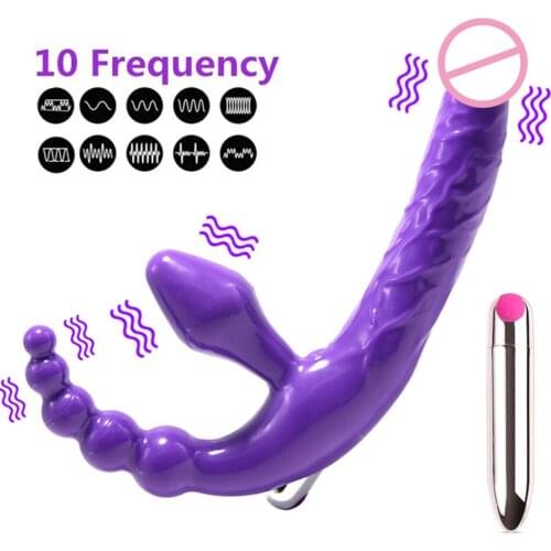 Vibrator for Women Lesbian Gay Dildo Anal Plug Sex Toys for Adults Two 18 Years Old Butt Plug Erotic Products Tools Sex Shop