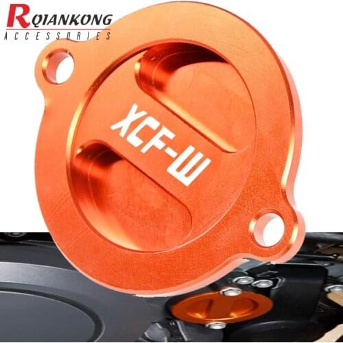 Motorcycles Rear Brake Cylinder Fluid Reservoir Engine Oil Filter Cover Cap For 250 XCF-W 2007 2008-2018 350 XCF-W 2011-2018