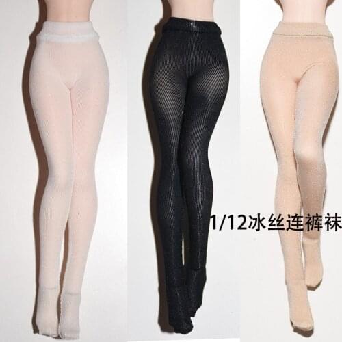 IN stock 1/12 Scale womens stockings ice silk socks 3 color for 12 inches TBLeague PH JIAOU dol