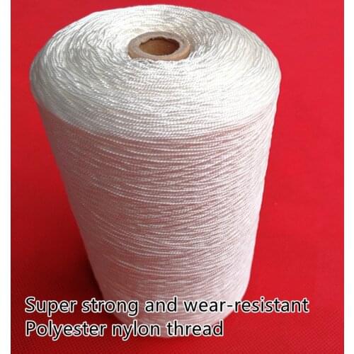 0.5/0.8/1/1.5/2mm White Black Nylon Thread Polyester Packing Construction Tire Upper Shoe LineHandmade DIY Rope Binding String