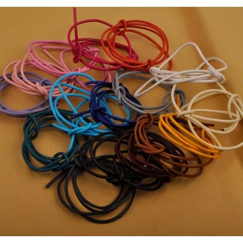 100m 1/1.5/2/3mm Colors Real Cow Leather Cord Leather Rope String for Jewelry Making Supplies