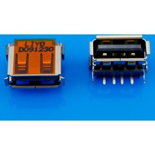 1x New USB 2.0 USB Connector USB JACK for DELL Lenovo ASUS MSI HP Toshiba ...Laptops USB Copper sheet upward US-052