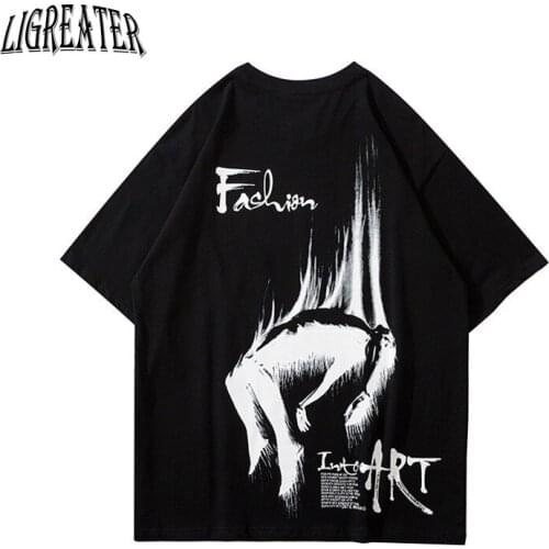 2021 High Street Popular Logo Diablo Oversize Lazy Short Sleeve T-Shirt Men & Women Hip Hop Trend Print Half Sleeve INS