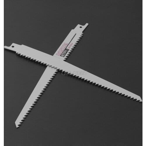 2pcs High Carbon Steel 6TPI 200mm Reciprocating Saw Blade For Cutting Metal Wood Whosale&DropShip