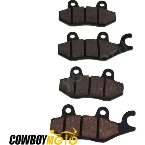 4pcs/set Motorcycle Brake Pads For Kawasaki EX 250 Ninja 250R 2008-2012 2009 2010 2011 / EX 300 Ninja 2013 2014 2015 2016
