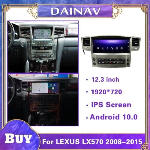 Android 10 For LEXUS LX570 2008-2015 Car Radio stereo receiver DVD player IPS touch screen GPS navigation multimedia player