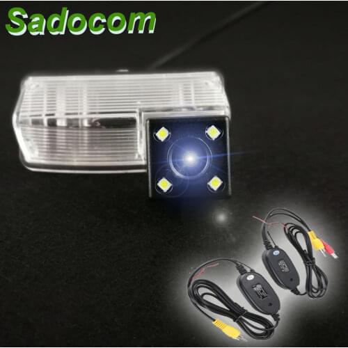 Car CCD Night Vision 4 LED Backup Rear View Camera Parking Assistance waterproof For Toyota reiz 2010 2013 2015 XENIA S80