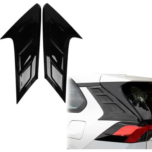 Car Accessories Auto Rear Window Sequins Wing Side Cover for Toyota RAV4 2019-2020