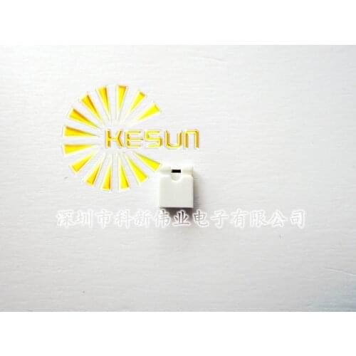FREE SHIPPING 2000pcs/lot 2.54mm White Open Type Mini Jumper for Pin Header