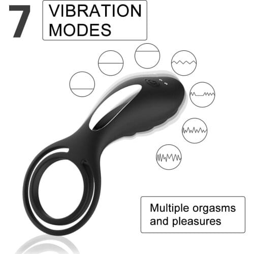 Wireless Remote Vibrating Penis Ring Silicone Couples Vibrator Sex Toys for Clitoris Stimulator Rechargeable Cock Ring for Men