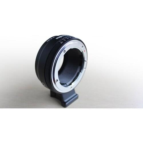 Commlite CM-NF-NEX Lens Mount Adapter with Aperture Dial for Sony Camera