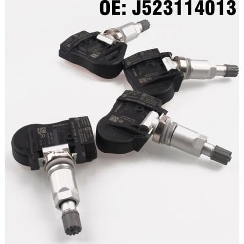 4PCS Car Tire Pressure Monitor Sensor TPMS J523114013 For Chery Tiggo 3 3X Tiggo 2 Tiggo 5/7 for GEELY EC7 / GS / GL GC9