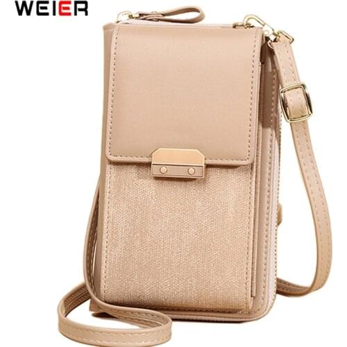 Designer Small Flap Shoulder Bag Women Luxury Zipper Pu Leather Ladies Crossbody Purse Bags Female Handbags Phone Bags Wallet