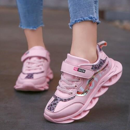 Spring New Kids Pu Leather Shoes Baby Girls Sport Sneakers Children Shoes Boys Tennis Shoes Fashion Casual Shoes Soft Trainer